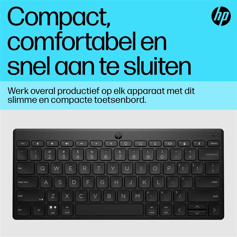 HP 355 compact Bluetooth-toetsenbord voor meerdere apparaten