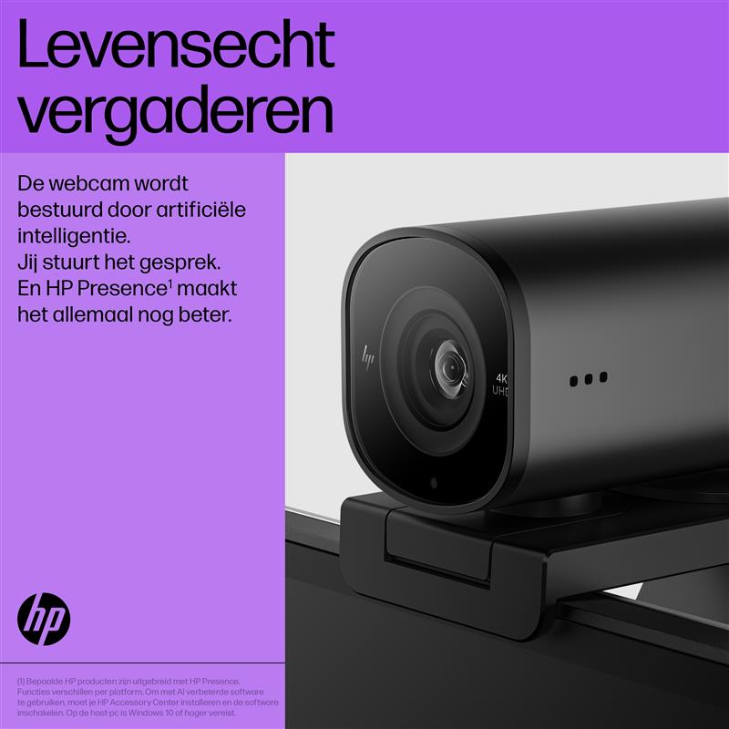 HP 965 4K webcam voor streaming