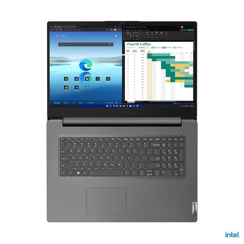 Lenovo V V17 i5-1235U Notebook 43,9 cm (17.3"") Full HD Intel® Core™ i5 16 GB DDR4-SDRAM 512 GB SSD Wi-Fi 6 (802.11ax) Windows 11 Pro Grijs