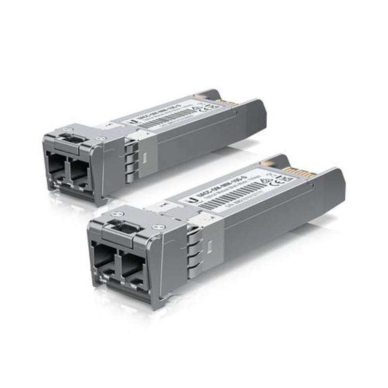 Ubiquiti SFP+ UACC-OM-MM-10G-D-2 Multi-Mode Fiber LC (2er-Pack) UF-MM-10G: SFP+, 10 Gbps