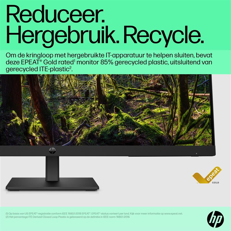 HP P32u G5 80 cm (31.5"") 2560 x 1440 Pixels Quad HD Zwart