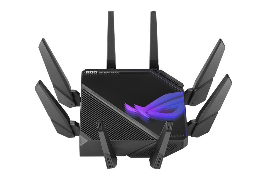 ASUS ROG Rapture GT-AXE16000 draadloze router 10 Gigabit Ethernet Tri-band (2,4 GHz / 5 GHz / 6 GHz) Zwart