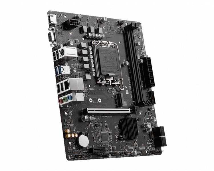 MSI PRO H610M-E DDR4 moederbord Intel H610 LGA 1700 micro ATX