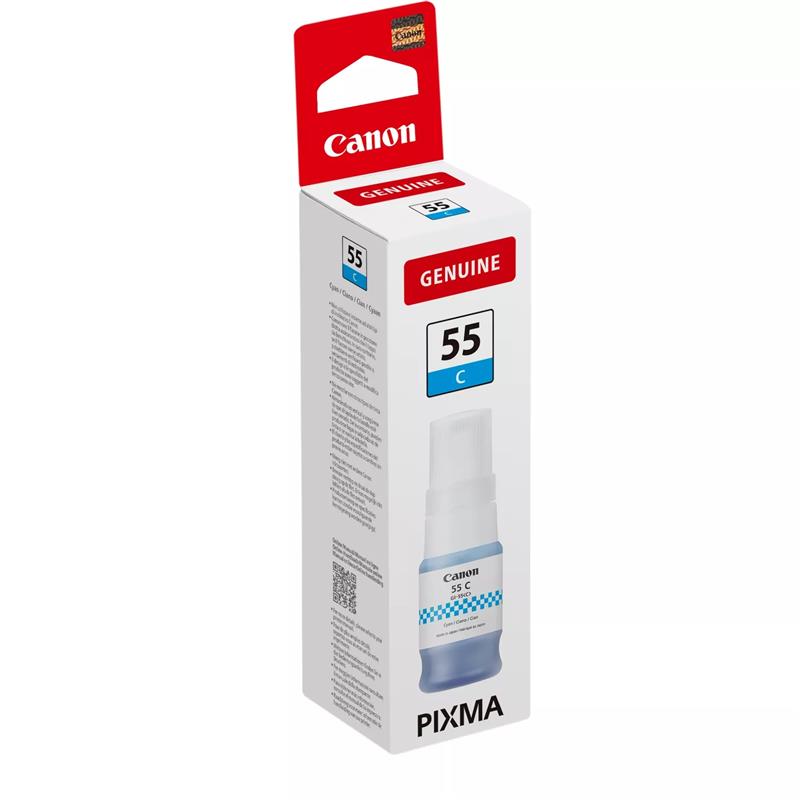 Canon GI-55C Cyan inktcartridge 1 stuk(s) Origineel Zwart