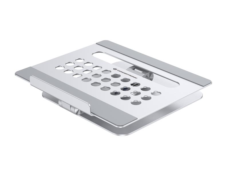 Conceptronic DONN27G laptopstandaard Zilver