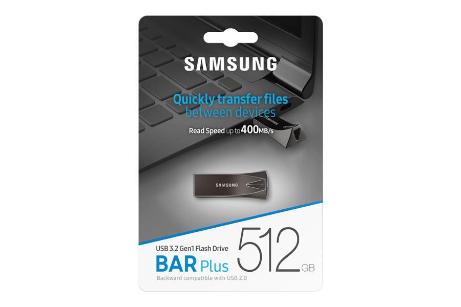 Samsung BAR Plus USB Stick gray