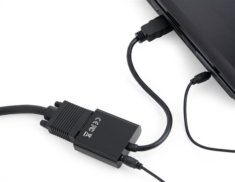 HDMI naar VGA adapter met audio