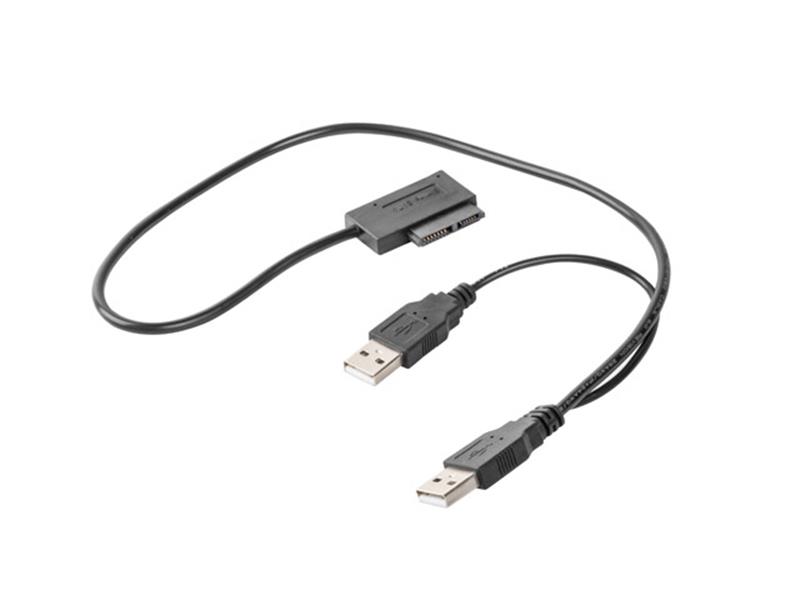 Gembird External USB to SATA Adapter Cable USB A - Slim SATA 13-Pin SSD DVD 0 5m *USBAM *SATAM