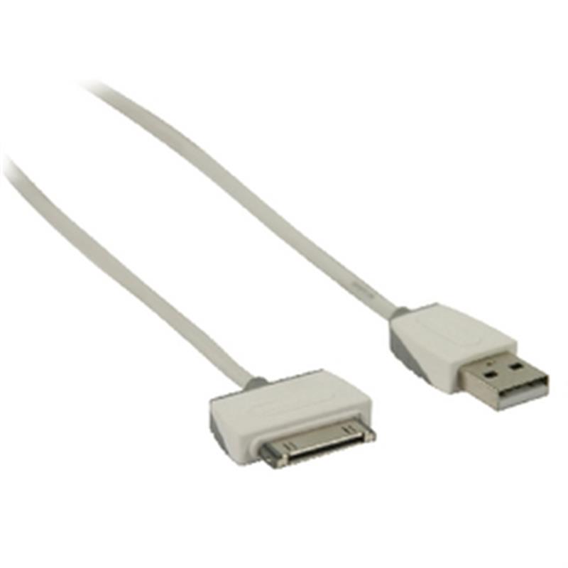 Data en Oplaadkabel Apple Dock 30-Pins - USB A Male 2.00 m Wit