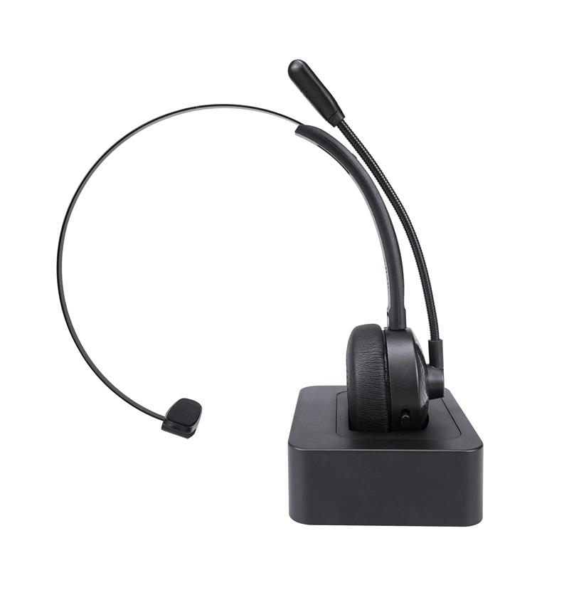 BT call center headset mono zwart