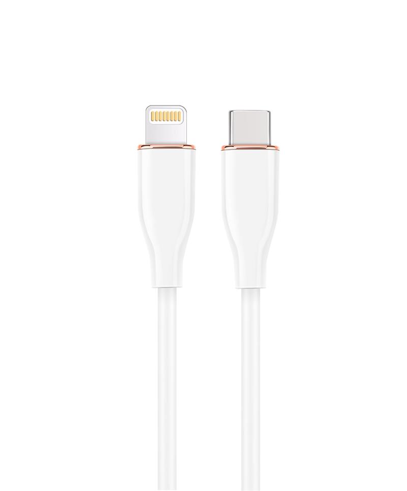 USB Type-C naar 8-pins oplaad- en datakabel 1 5 m Wit