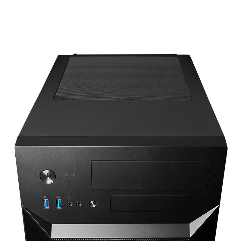 Chieftec Pro Cube Mesh Black M-ATX Cube 390mm x 265mm x 325mm Stand 22mm 2x USB3 0 USB3 1 Gen 1 1x USB2 0 Audio-out AZALIA HD-Audio Mic-in graphics ma