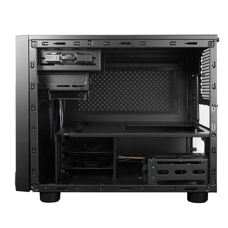 Chieftec Pro Cube Mesh Black M-ATX Cube 390mm x 265mm x 325mm Stand 22mm 2x USB3 0 USB3 1 Gen 1 1x USB2 0 Audio-out AZALIA HD-Audio Mic-in graphics ma