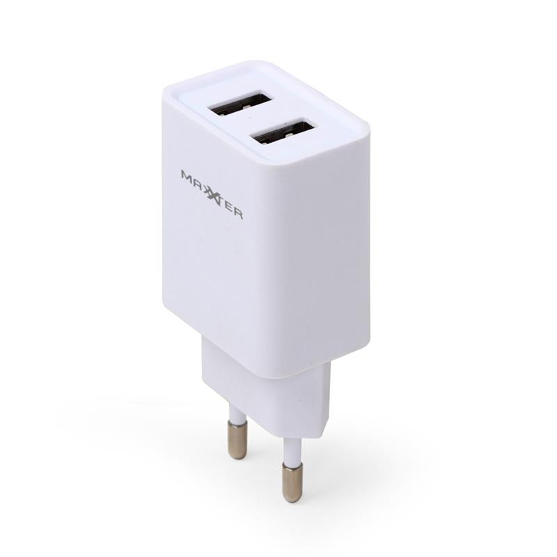 Energenie Universele USB lader 2X USB 2 1A Mix Color