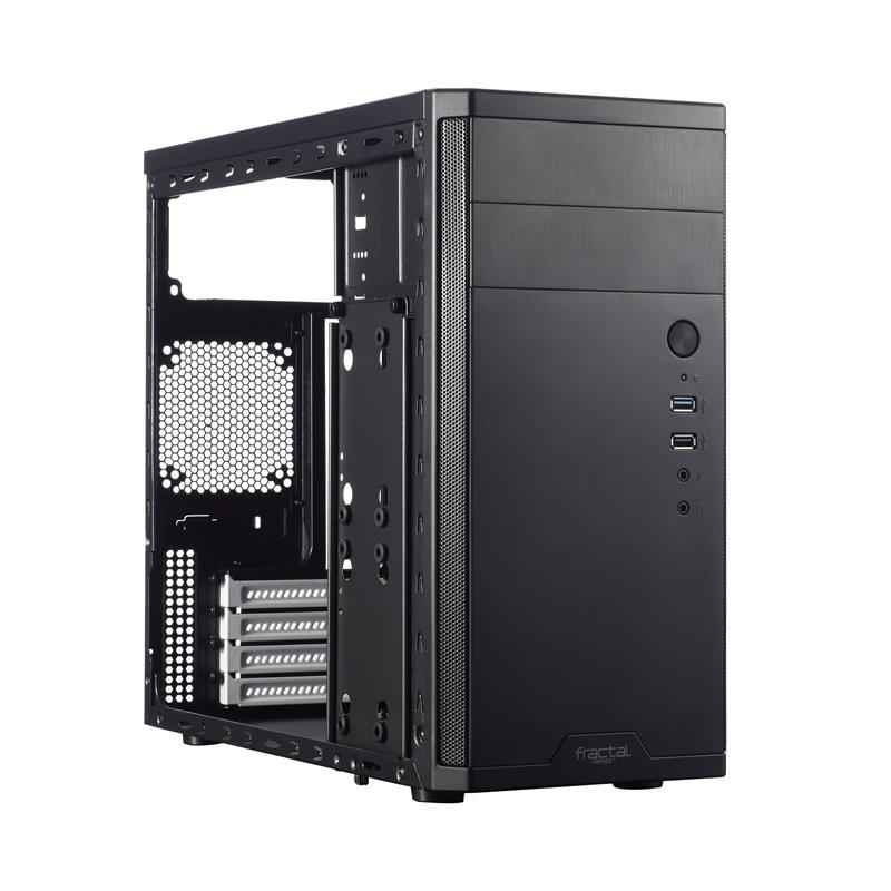 Fractal Design Core 1000 Micro-ATX Case Black Mesh Front 1 x USB2 0 1 x USB3 0 1 x Front 120 mm Fan included