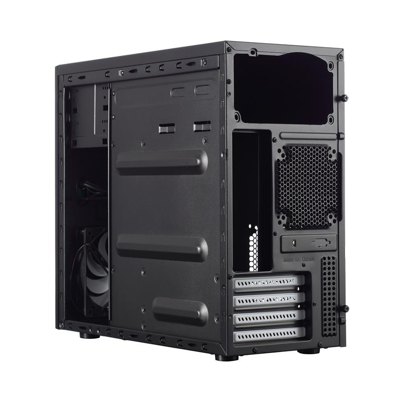 Fractal Design Core 1100 Micro-ATX Case Black Brushed Alu Front 1 x USB2 0 1 x USB3 0 Front 120 mm Fan included