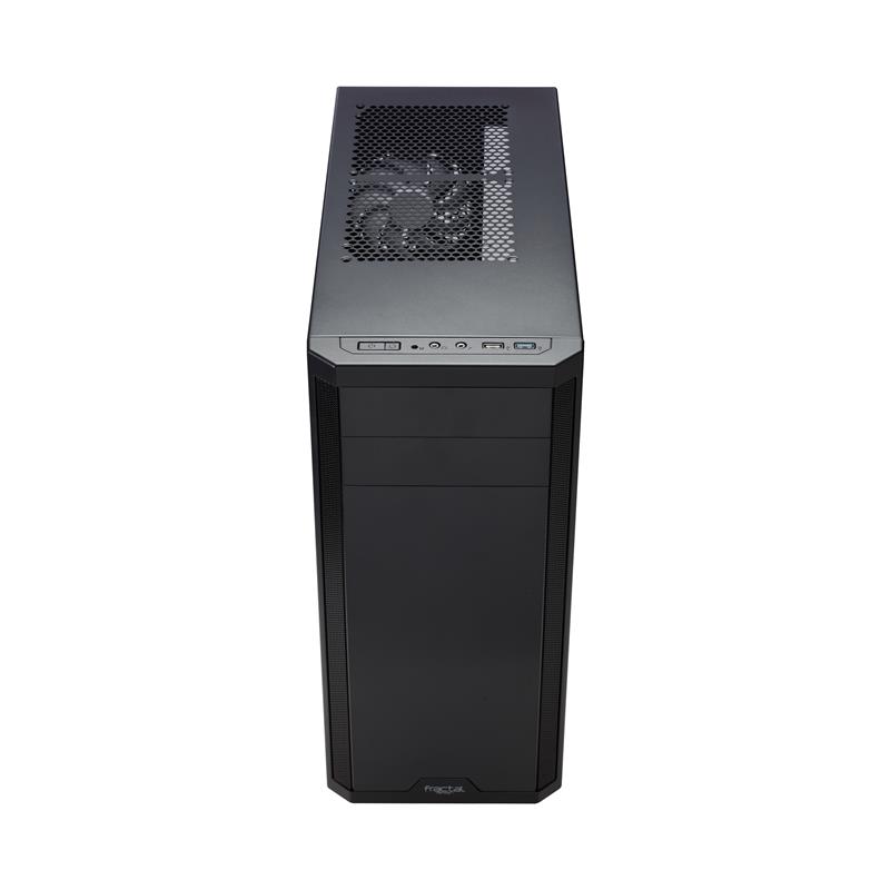 Fractal Design Core 2300 compact Full-ATX Case Black Brushed Alu Front Watercooling Ready 240 280 front 240 Top 2 x 120mm Fan included