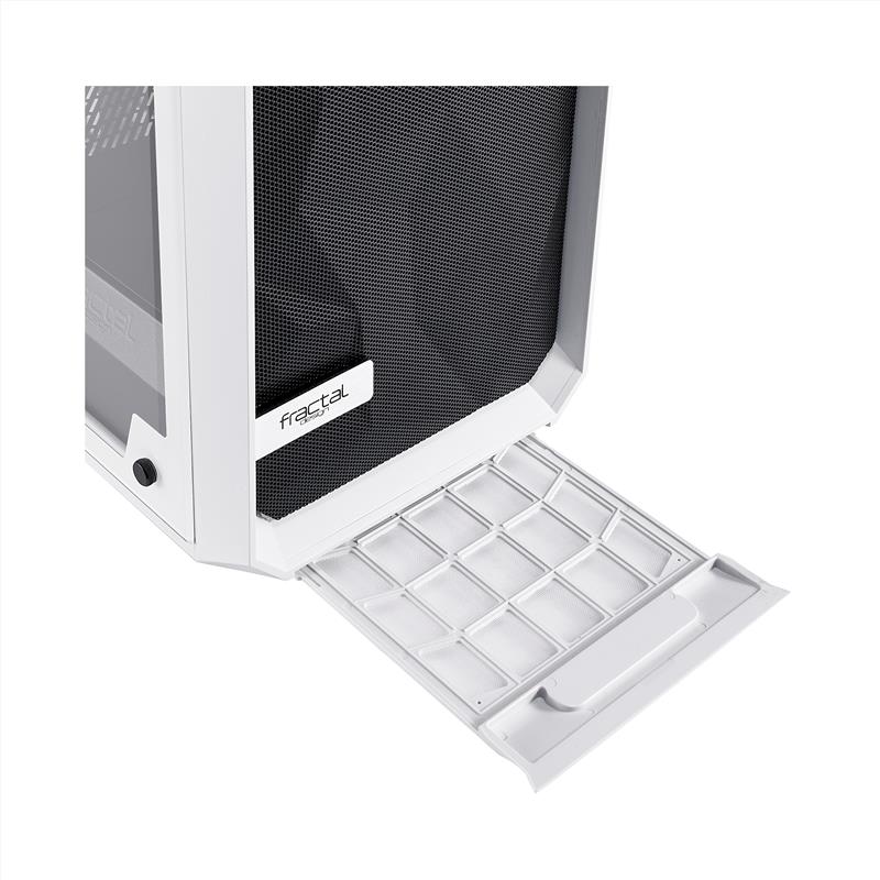 Fractal Design Meshify C White Tempered Glass