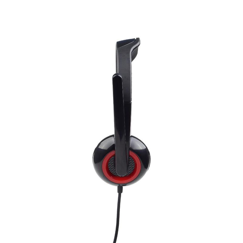 Headset zwart-rood