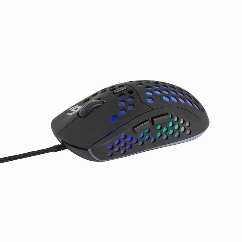 Gembird 6-knops gaming muis met RGB backlight 7200 DPI - 10 x preciezer dan een standaardmuis