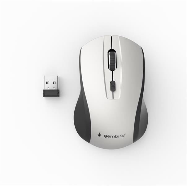 Draadloze muis zwart zilver