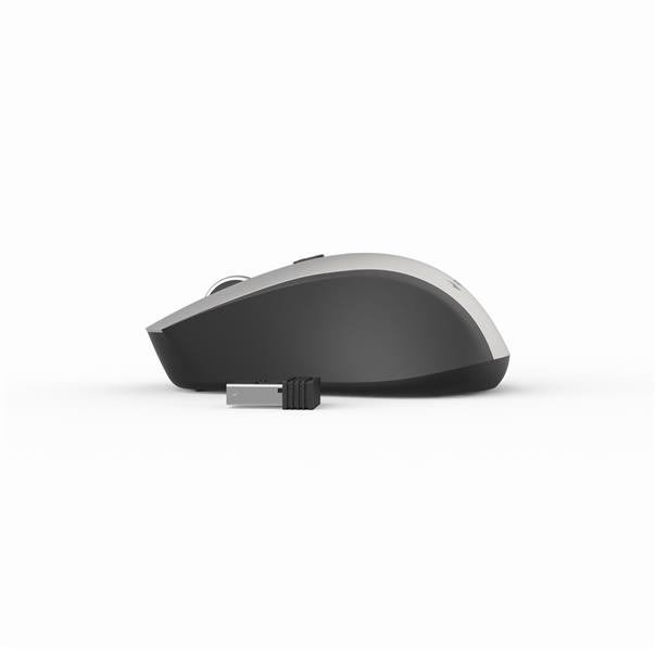 Draadloze muis zwart zilver