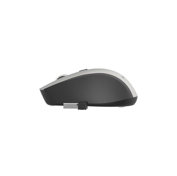 Draadloze muis zwart zilver