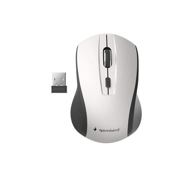 Draadloze muis zwart zilver