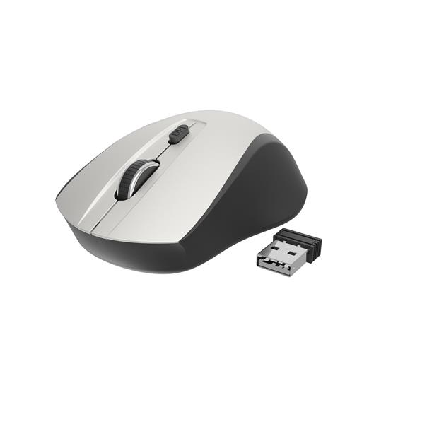 Draadloze muis zwart zilver