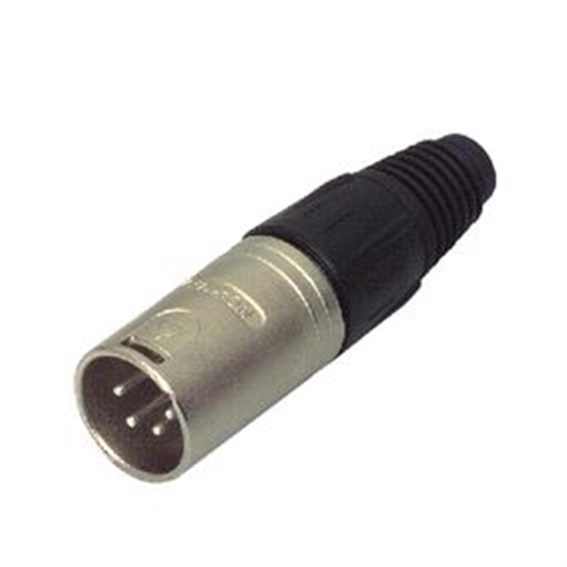 Connector XLR Male Zilver