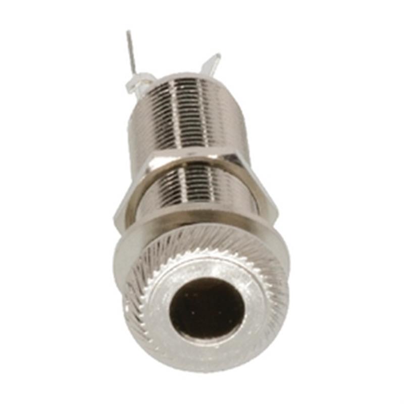 Monoconnector 6.35 mm Female Zilver