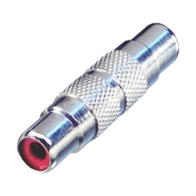 Connector RCA Female Zilver