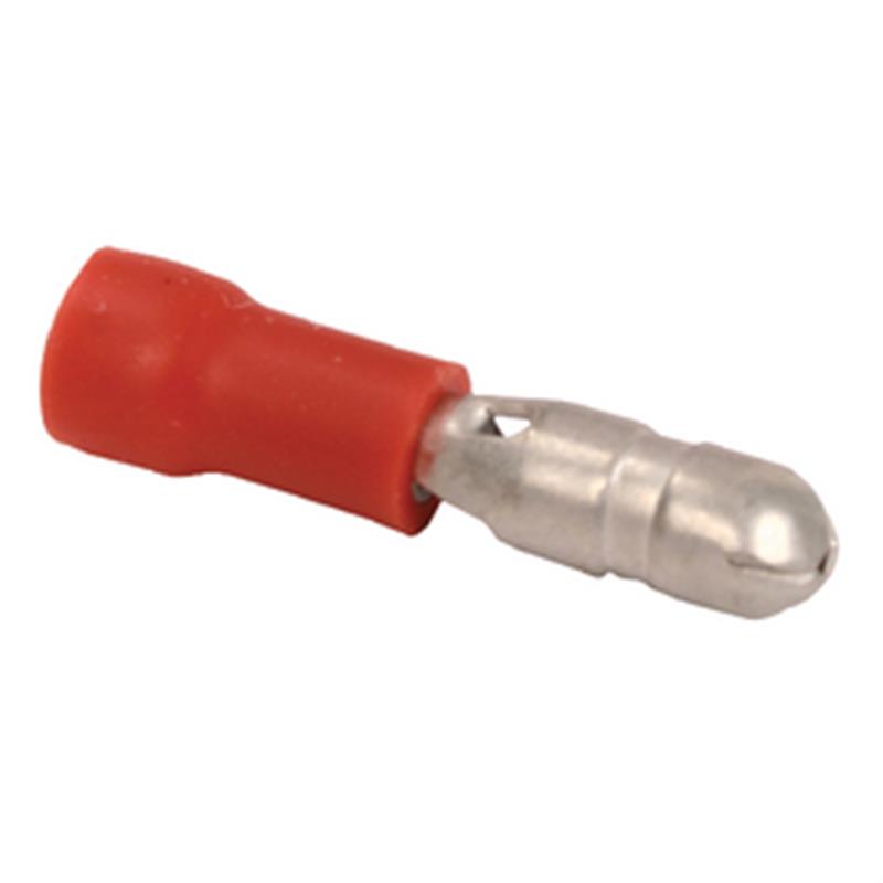 Connector Fast On 4.0 mm Male Rood