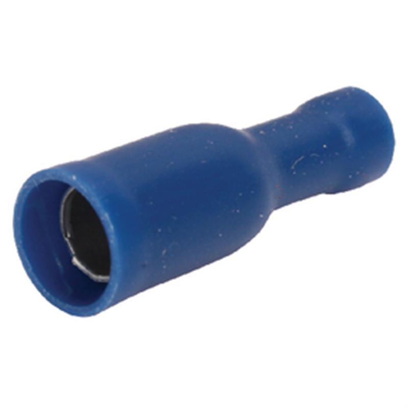 Connector Fast On 5.0 mm Female Blauw