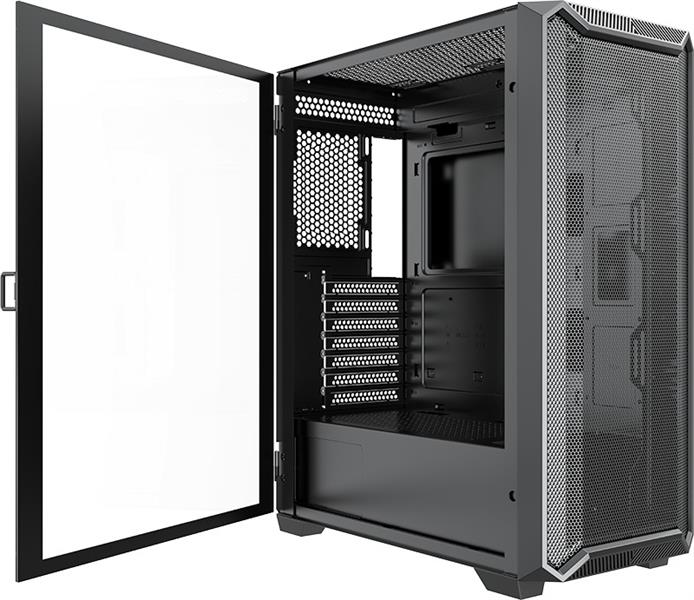 Xilence Xilent Blade II Black ATX tempered glass window mesh front case 3 x 120 mm ARGB fan included