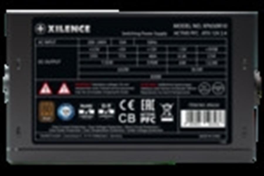 XILENCE GAMING Series 80 Bronze 650 Watt ATX PSU 140 mm Fan 2x PCIe 3 x PATA 6x SATA