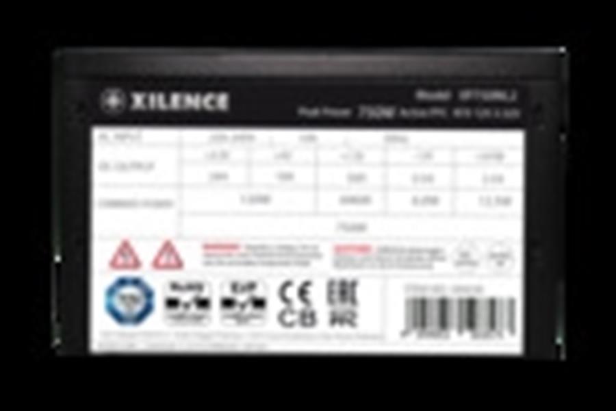 XILENCE Performance C 750W ATX PSU ATX2 52 120 mm FAN 2 x PCIe 5xSATA 3xPATA ErP2014 APFC