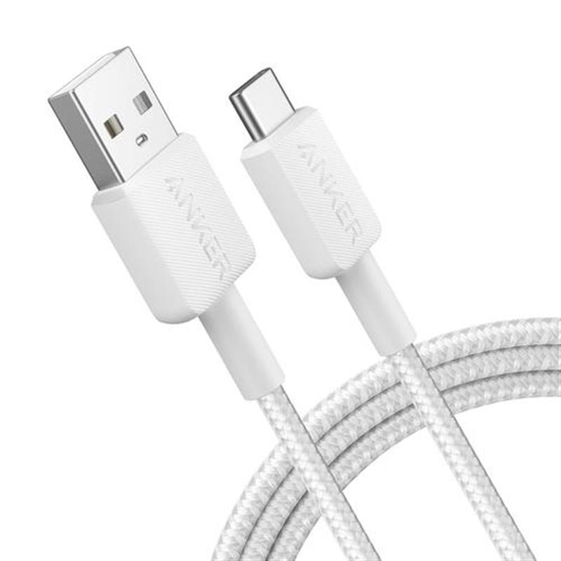 Anker 322 USB-kabel 1,8 m USB A USB C Wit