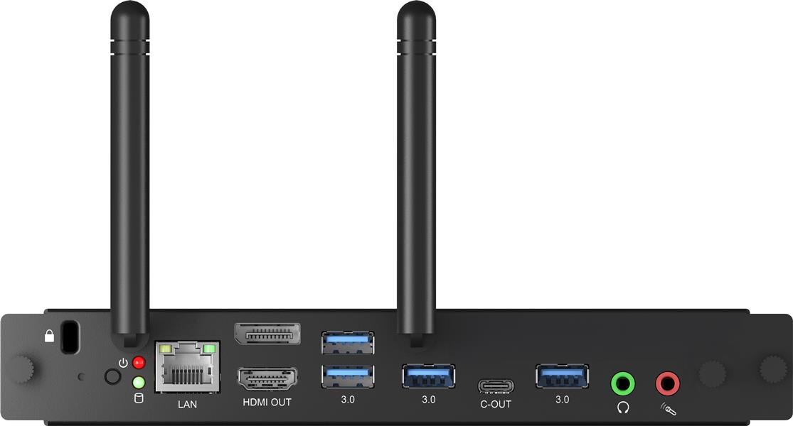 iiyama OPC51204BC-1 PCs/werkstation Intel® Core™ i5 i5-12450H 8 GB DDR4-SDRAM 256 GB SSD Windows 11 IoT Enterprise Mini PC Zwart