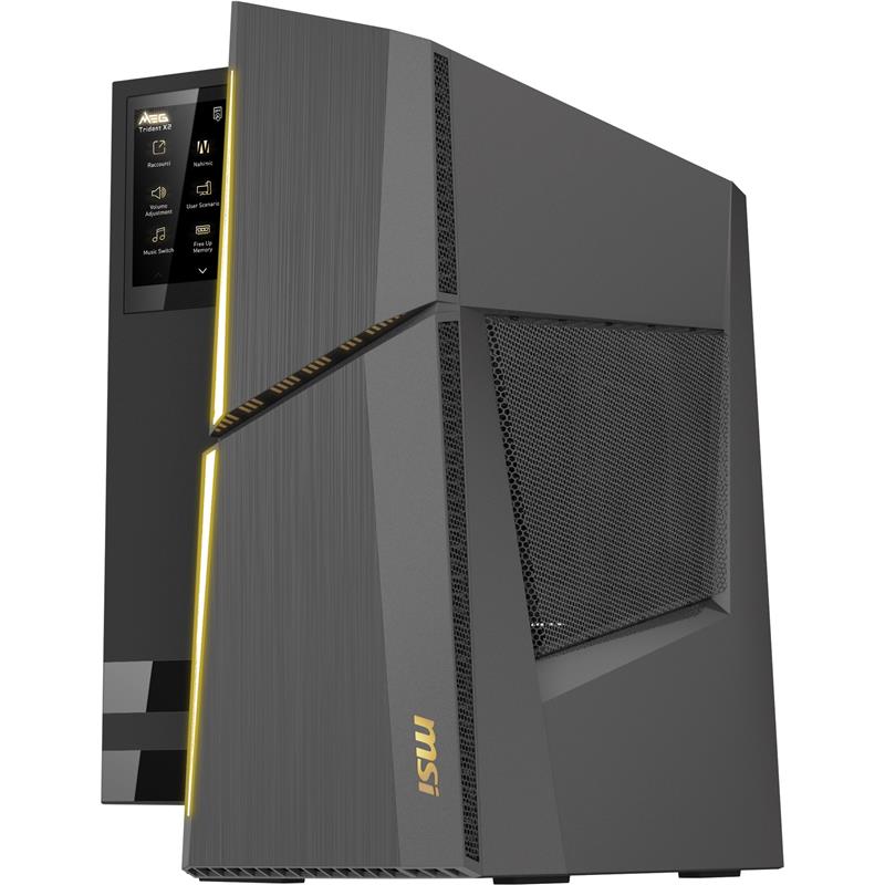 MSI MEG Trident X2 14NUG7-297EU Intel® Core™ i7 i7-14700KF 32 GB DDR5-SDRAM 2 TB SSD NVIDIA GeForce RTX 4080 SUPER Windows 11 Home Desktop PC Zwart