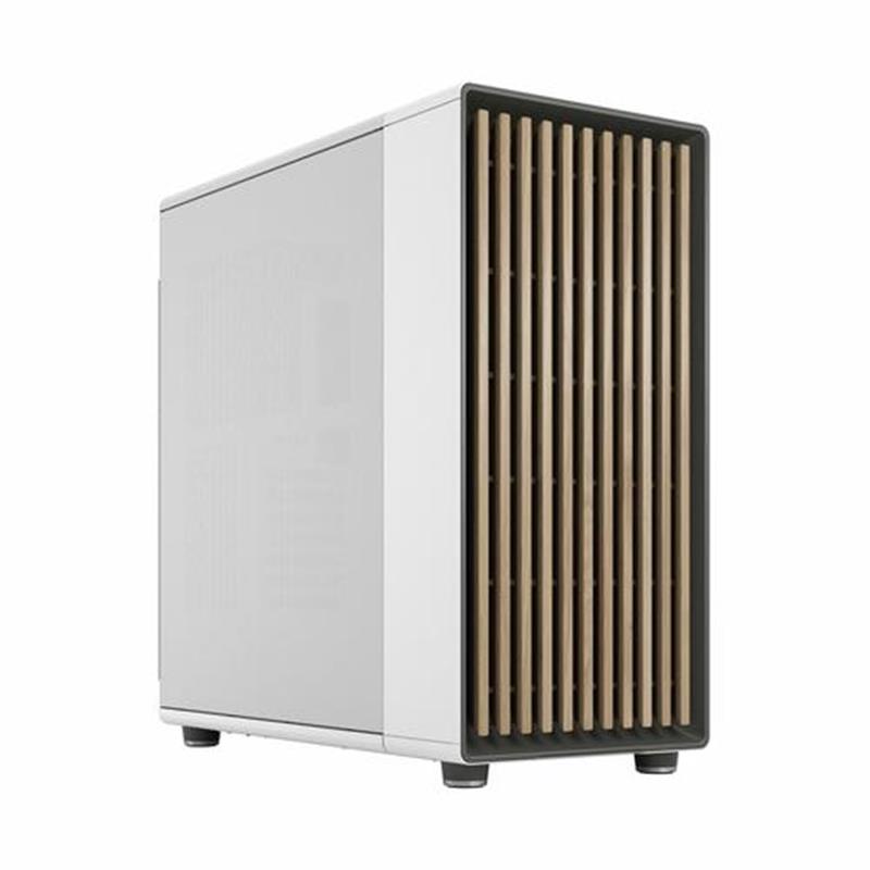 Fractal Design North XL Chalk White E- ATX Large Size Mid Tower 1xUSB 3 1 Gen 2 Type-C 2xUSB 3 0 Audio Mic Wood Front Mesh Side 503 x 240 x 509 mm 3 x