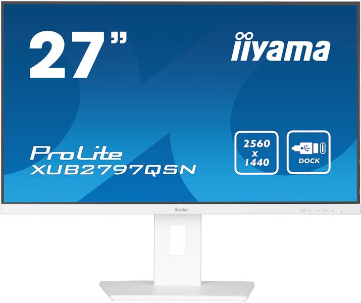 iiyama ProLite XUB2797QSN-W1 computer monitor 68,6 cm (27"") 1920 x 1080 Pixels Full HD LED Wit
