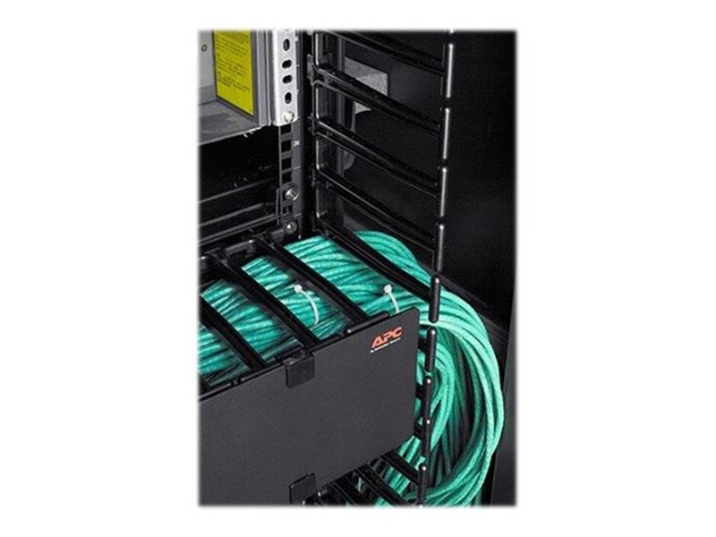 APC NetShelter SX 42U 750mm(b) x 1200mm(d) 19"" IT rack, netwerkbehuizing met zijpanelen, zwart