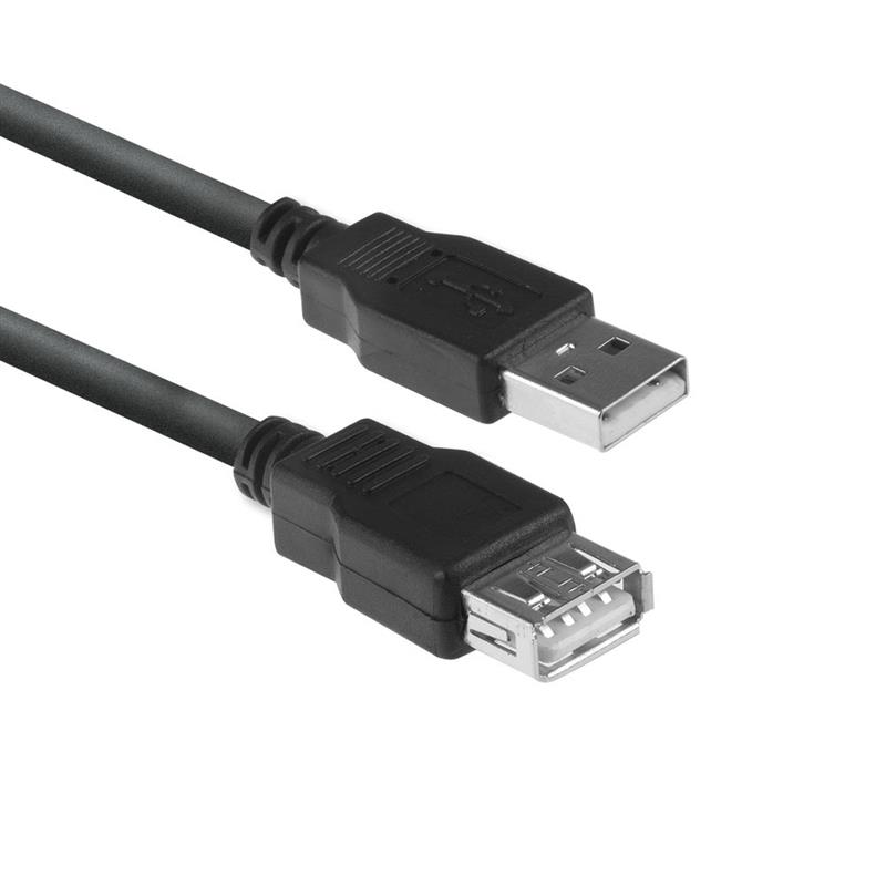 ACT USB 2 0 verlengkabel A male - A male 3 meter