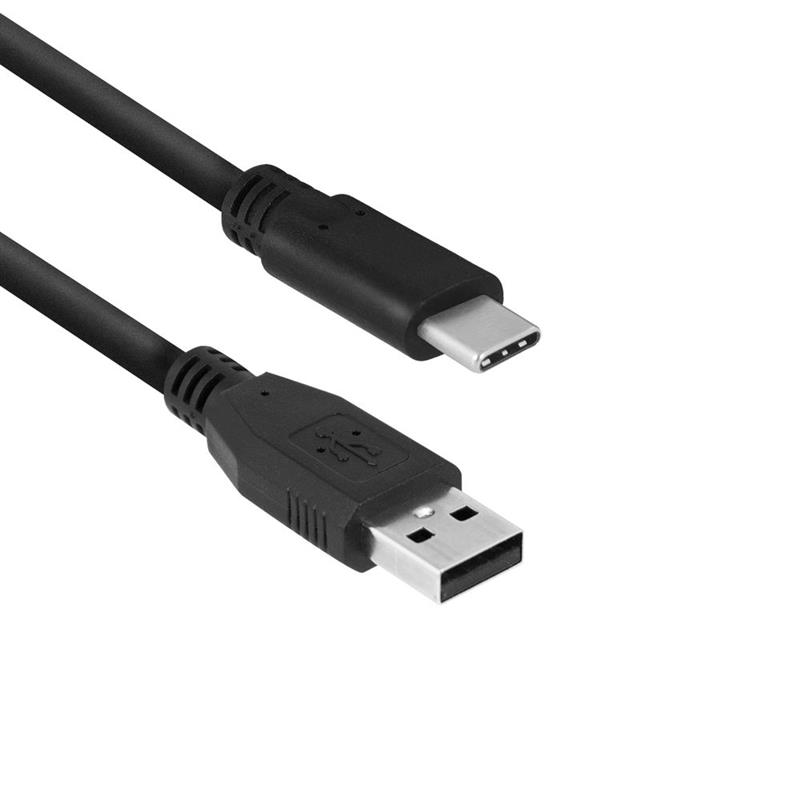 ACT AC7370 USB-kabel 1 m USB 3.2 Gen 1 (3.1 Gen 1) USB C USB A Zwart