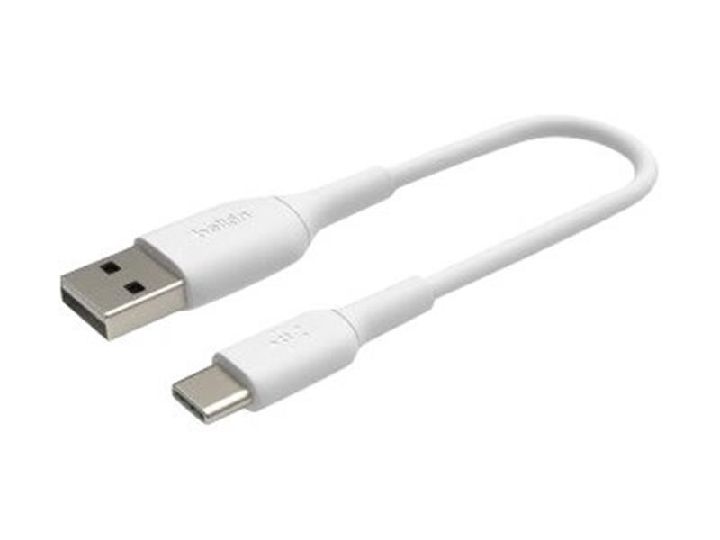 Belkin CAB001BT0MWH USB-kabel 0,15 m USB A USB C Wit