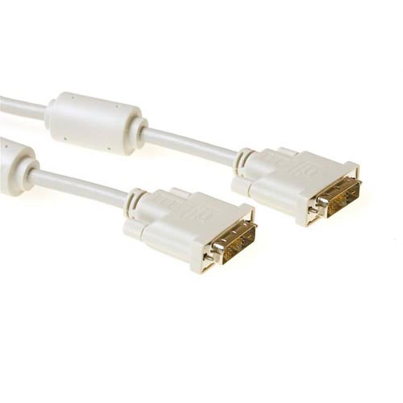 ACT High quality DVI-D Single Link aansluitkabel male - male