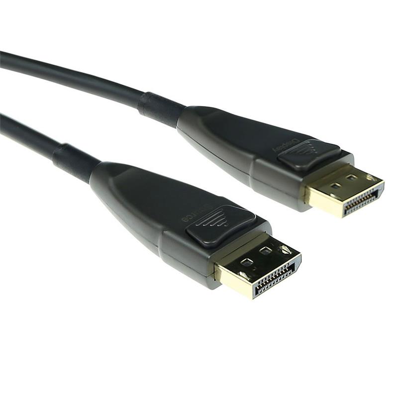 ACT AK4039 DisplayPort kabel 90 m Zwart
