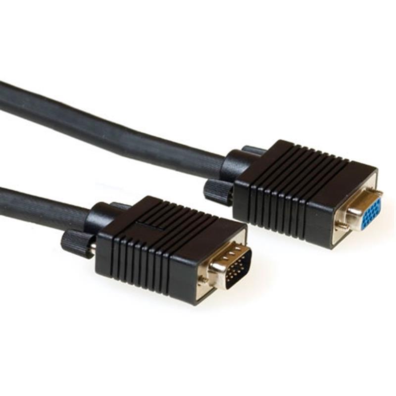 ACT AK4211 VGA kabel 1 m VGA (D-Sub) Zwart
