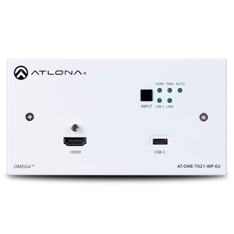 Atlona Omega HDMI transmitter wall plate